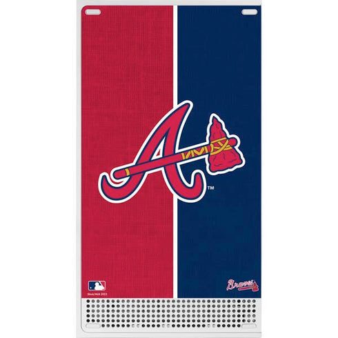 MLB Atlanta Braves Split Xbox Series S Console Skin